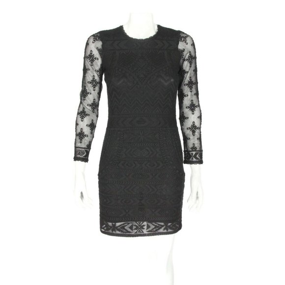 Isabel Marant | Dresses | Isabel Marant Pour Hm Beautiful Black Lace  Embroidery Dress Size 4 New 578 | Poshmark